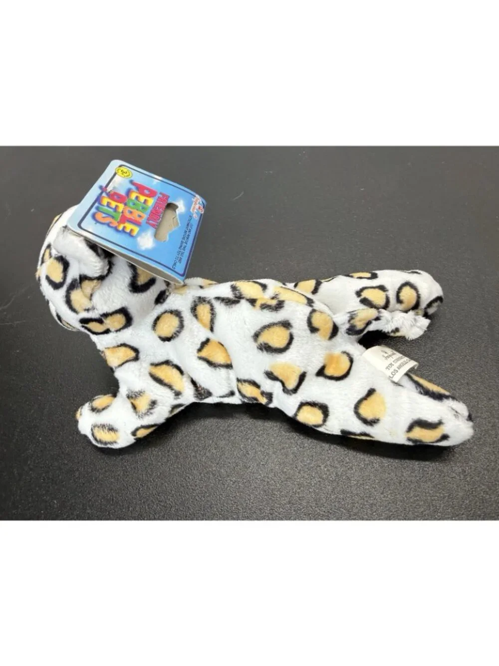 Vintage Imperial Pebble Pets Cat Leopard Plush Stuffed Animal With Tag